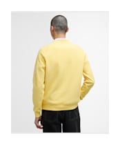 Men's Barbour International Steve McQueen Rickman Sweatshirt - Sunbleached Yellow