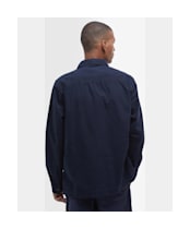 Men's Barbour Bidlam Cotton Overshirt - Navy
