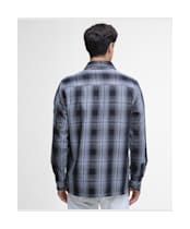 Men's Barbour International Arne Checked Overshirt - Black