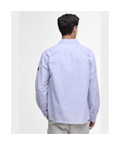 Men's Barbour International Kenneth Garment Dye Overshirt - Thistle