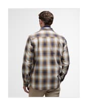 Men's Barbour Sandside Checked Overshirt - Navy