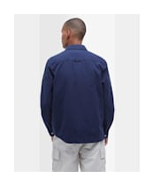 Men's Barbour Grindle Cargo Relaxed Overshirt - Navy