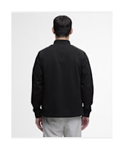Men's Barbour International Ethan Funnel Neck Quilted Sweat - Black