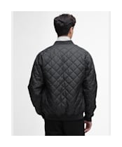 Men's Barbour International Harfell Quilted Jacket - Black