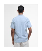 Men's Barbour Nelson S/S Summer Shirt - Lead
