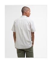 Men's Barbour Nelson S/S Summer Shirt - Stone
