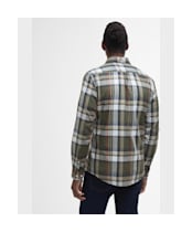 Men's Barbour Kidd Tailored Shirt - Dark Olive
