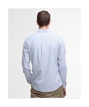 Men's Barbour Striped Oxtown Tailored Shirt - Navy