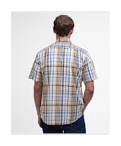 Men's Barbour Hartley Regular Short Sleeve Shirt - Ochre