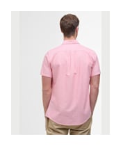 Men's Barbour Oxtown Short Sleeve Tailored Shirt - Horizon Orange