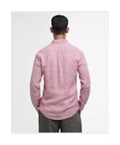 Men's Barbour Linton Tailored Shirt - Red Spice
