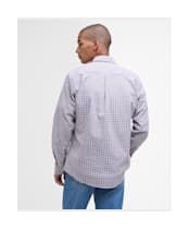 Men's Barbour Banner Long Sleeve Tailored Fit Cotton Shirt - Red
