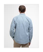 Men's Barbour Durand Long Sleeve Shirt - Brook Blue