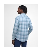 Men's Barbour Hillroad Long Sleeve Tailored Fit Cotton Shirt - Vintage Teal