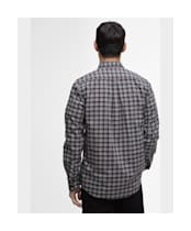 Men's Barbour International Hawks Check Oxford Shirt - Black