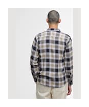 Men's Barbour International Buffalo Ombre Shirt - Bleached Olive