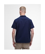 Men's Barbour International Checkerboard Twill Summer Shirt - Midnight Blue