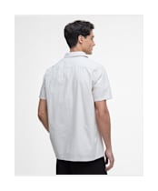 Men's Barbour International Kenneth Garment Dye Short Sleeve Shirt - Mist