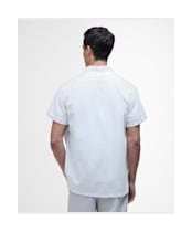 Men's Barbour International Joshua Jacquard Texture Shirt - Whisper White
