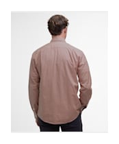 Men's Barbour Finwell Gingham Tailored Fit Shirt - Rust