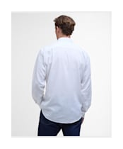 Men's Barbour Nelson Linen Blend Regular Fit Shirt - White