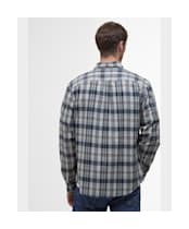 Men's Barbour Clifton Madras Relaxed Fit Shirt - Navy