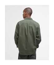Men's Barbour Garment Dyed Oxtown Relaxed Fit Shirt - Light Sage