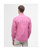Men's Barbour Garment Dyed Poplin Tailored Fit Shirt - True Pink