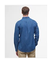 Men's Barbour Chambray Crest Tailored Fit Shirt - Chambray