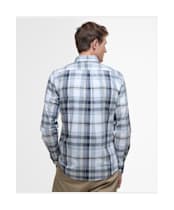 Men's Barbour Gabe Checked Tailored Fit Shirt - White