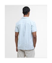 Men's Barbour Beechcroft Striped Short Sleeve Regular Fit Shirt - Pale Apple