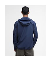 Men's Barbour Quay Showerproof Lightweight Jacket - NAVY/BLEACHED PI
