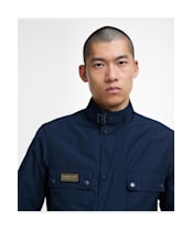 Men's Barbour International Merton Shell Showerproof Jacket - Navy