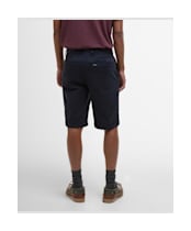 Men's Barbour Washed Twill Chino Shorts - Dark Navy
