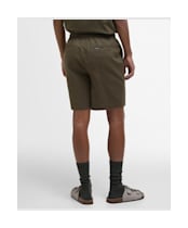Men's Barbour Cotton Linen Relaxed Shorts - Light Sage