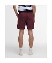 Men's Barbour Washed Oxford Relaxed Shorts - Burnt Heather