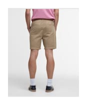 Men's Barbour Washed Oxford Relaxed Shorts - Washed Stone