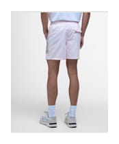 Men's Barbour International Large Logo Swim Shorts - Quartz Pink
