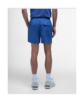 Men's Barbour International Block Print Swim Short - North Sea Blue