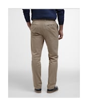 Men's Barbour Washed Stretch Twill Regular Fit Trouser - Washed Stone