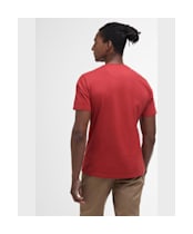 Men's Barbour Sports Tee - Red Spice