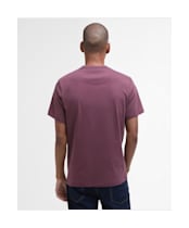 Men's Barbour Preppy Tee - Burnt Heather