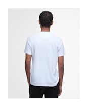 Men's Barbour Kilnwick Short Sleeve Cotton T-Shirt - Antique White
