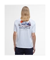 Men's Barbour Perham Relaxed Fit Graphic T-Shirt - White