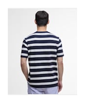 Men's Barbour International Luca Stripe T-Shirt - Navy