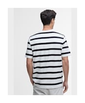 Men's Barbour International Luca Stripe T-Shirt - Whisper White