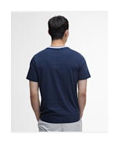 Men's Barbour International Luca Tipping Detail T-Shirt - Navy