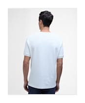 Men's Barbour International Charlie Textured T-Shirt - Whisper White