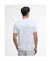 Men's Barbour International Chapter Jacquard Texture T-Shirt - Whisper White