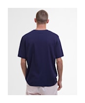 Men's Barbour International Camo Ikat Block T-Shirt - Midnight Blue